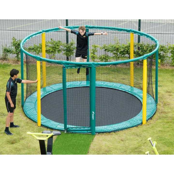 Trampoline enterré rond avec filet 360