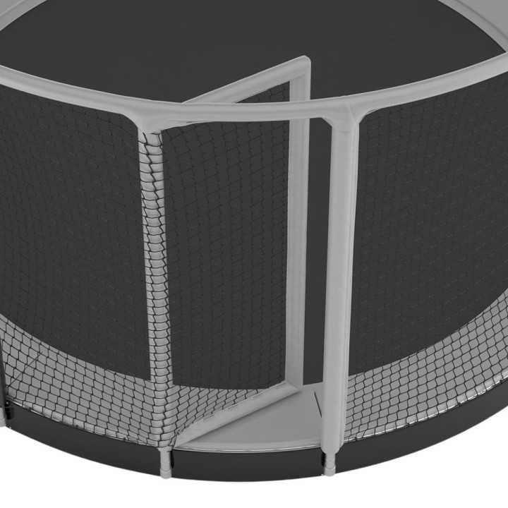 Trampoline enterré rond avec filet 430